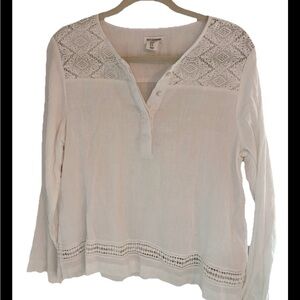 Artisan NY Women's Ivory Lace Blouse